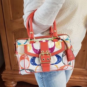 HTF Coach Multicolor Purse!!!